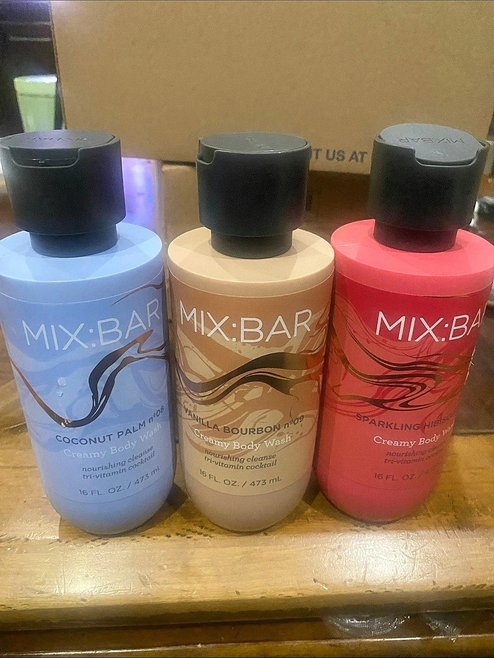 Bundle/Set of 3 (Three) MIX:BAR Body wash; exclusive